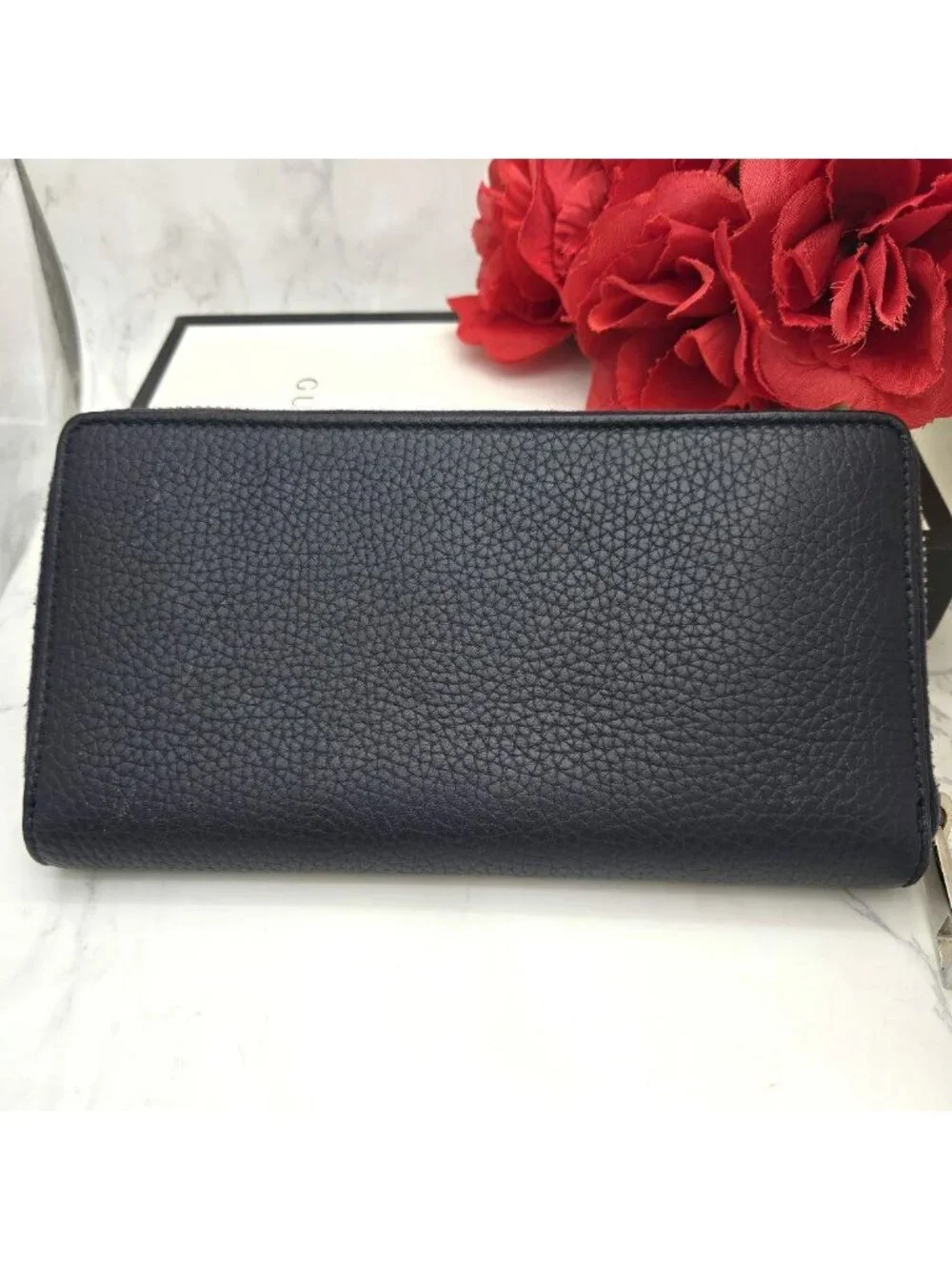 Gucci Wallet Interlocking GG Navy - Picture 2 of 15